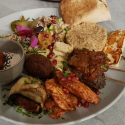 Lunch w Dania kuchni libańskiej
