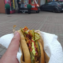 Lunch w Tobruk Hotdog