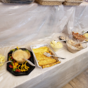 Lunch w הכנסת אורחים בוני צאנז אוהל רחל